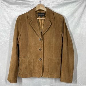 Golden Bear Tan Leather Jacket Sz S